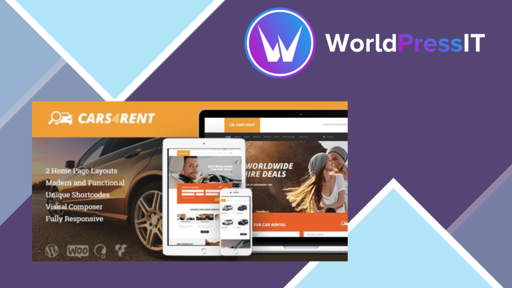 Cars4Rent | Car Rental and Taxi Service WordPress Theme