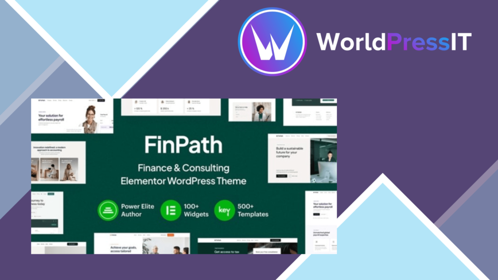 FinPath - Finance and Consulting Elementor WordPress Theme