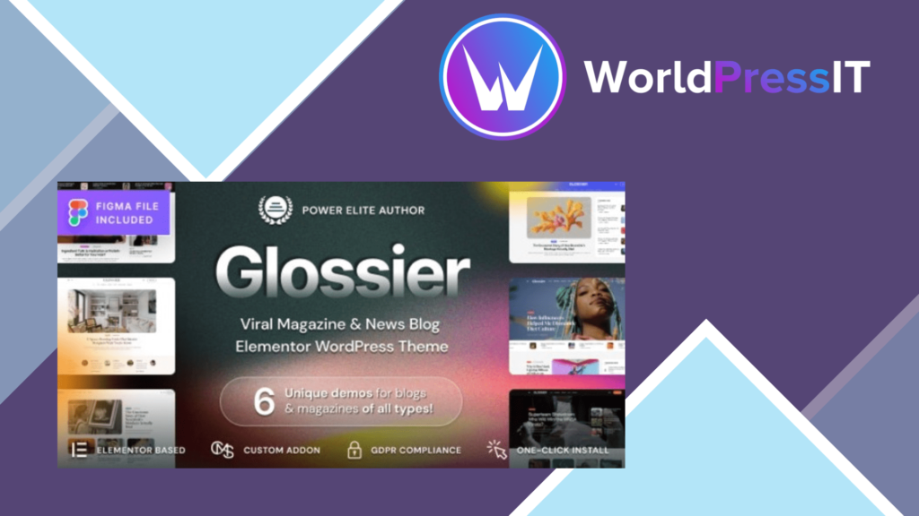 Glossier - Newspaper and Viral Magazine WordPress Theme