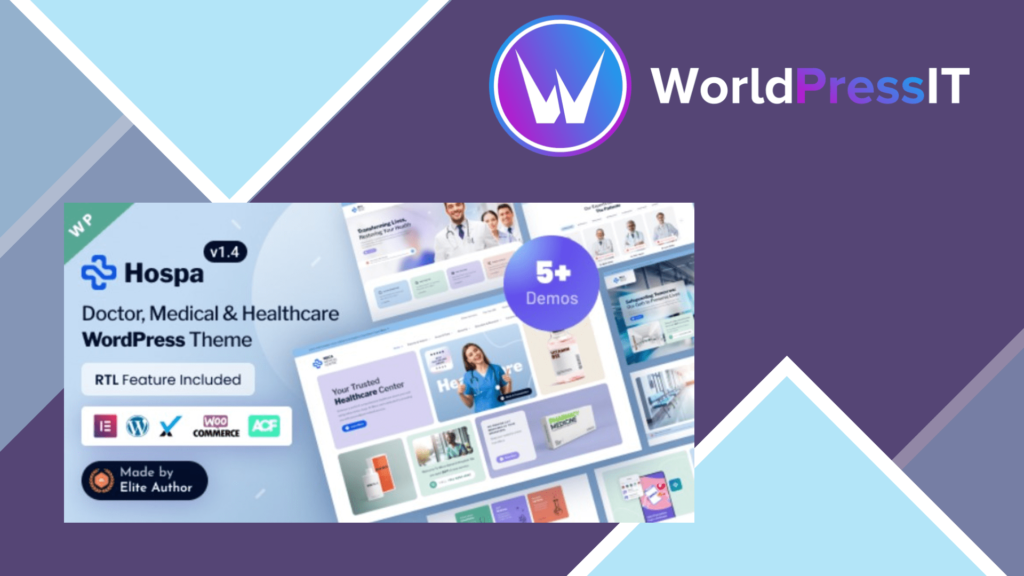 Hospa - Medical Clinic and Hospital Elementor WordPress Theme