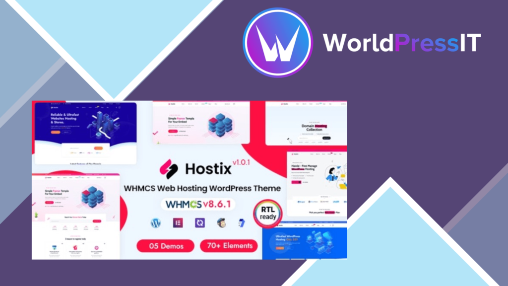 Hostix - Hosting WHMCS WordPress Theme