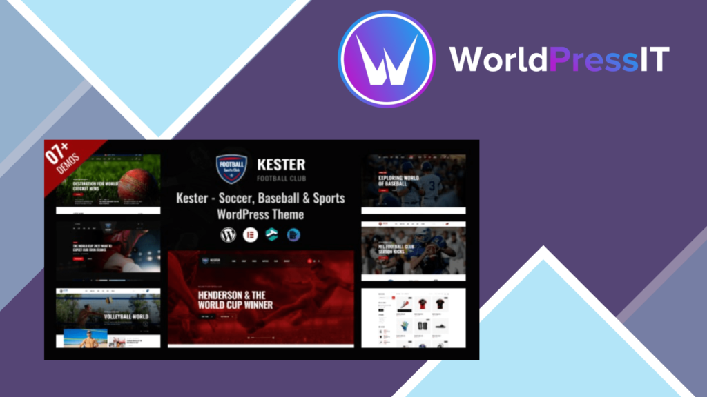 Kester - Soccer Club and Sports News WordPress Theme