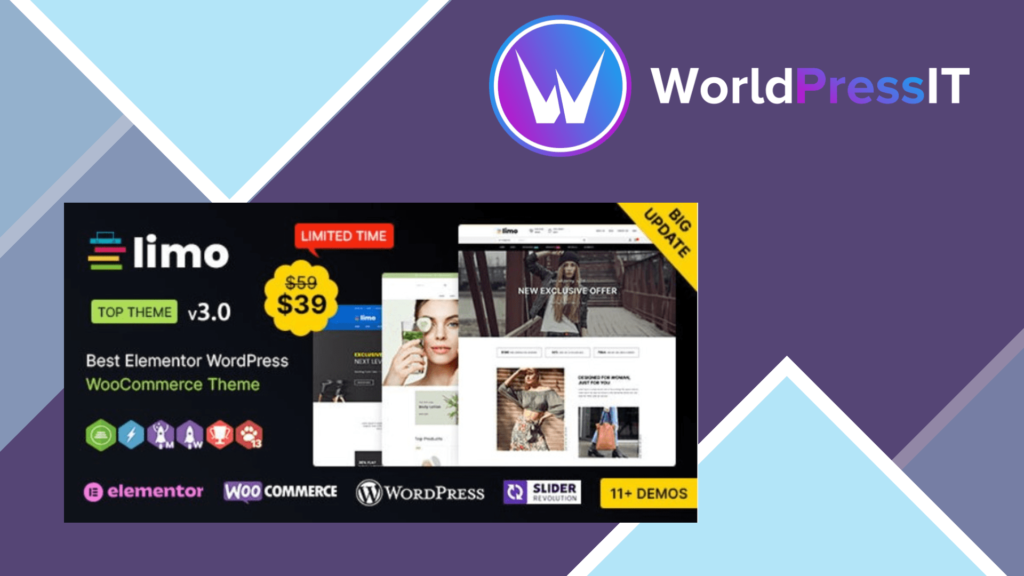 Limo WP - Elementor Multi-purpose WooCommerce Theme