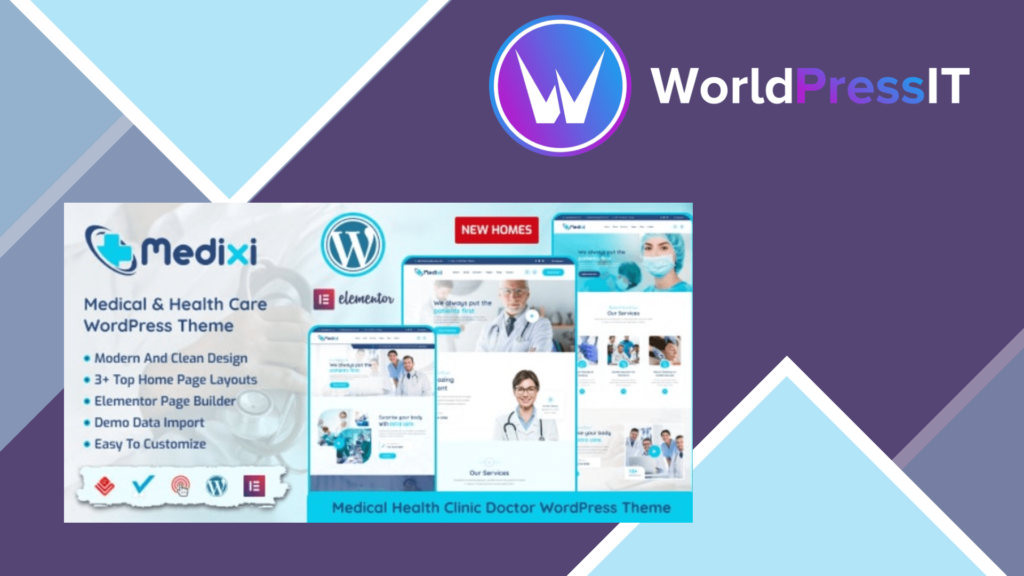 Medixi - Doctor and Medical Care WordPress Theme