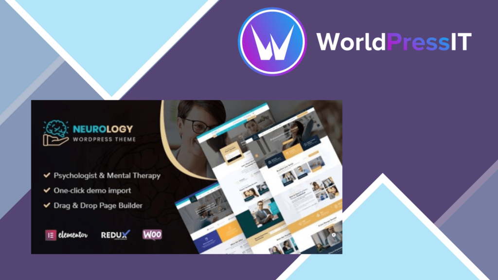 Neurology - Psychology and Counseling WordPress Theme