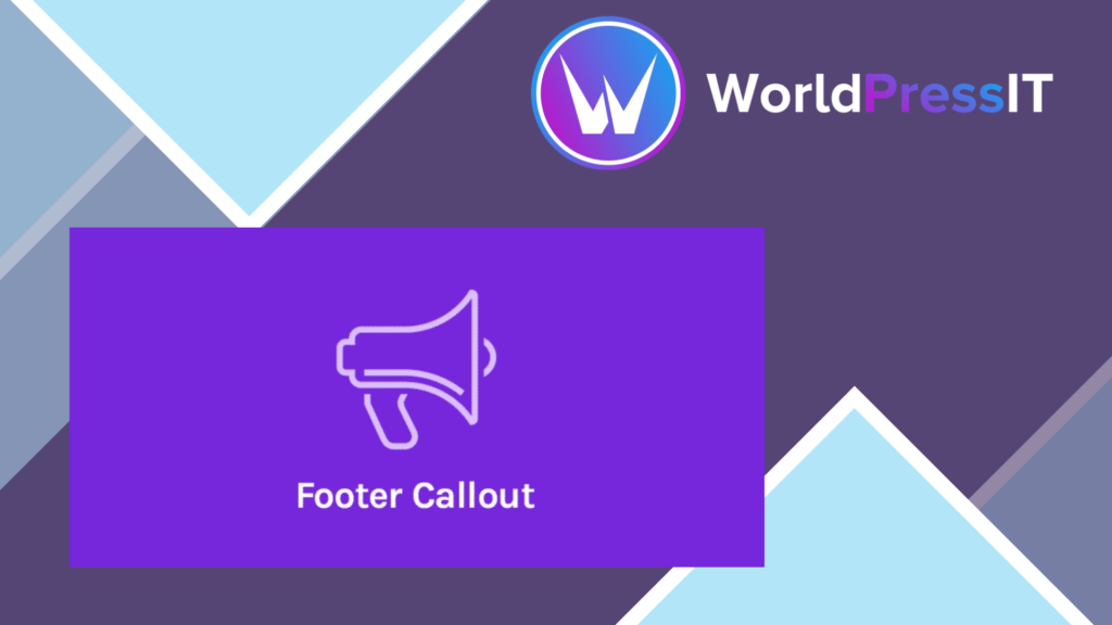 OceanWP Footer Callout