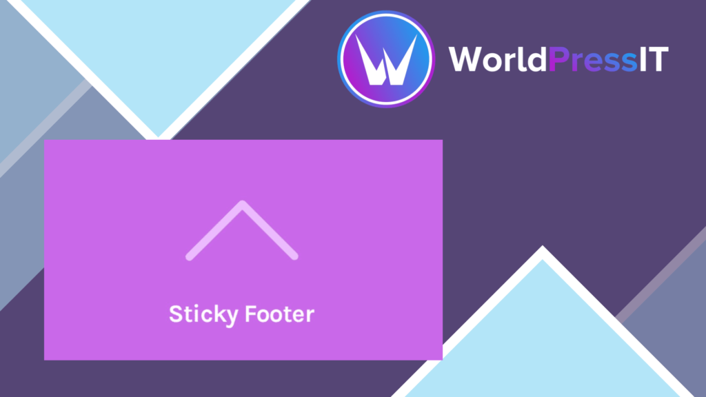 OceanWP Sticky Footer