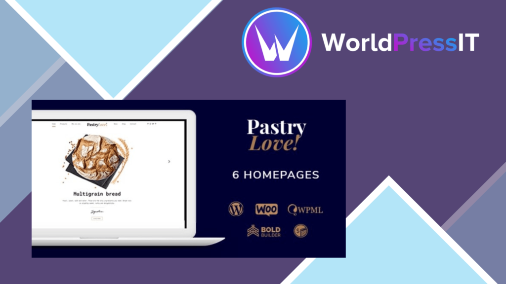 Pastry Love - Bakery and Cake Shop WordPress Theme