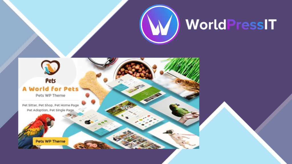 Pet World - Dog Care and Pet Shop WordPress Theme