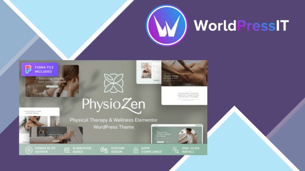 PhysioZen - Chiropractor and Physiotherapy Wellness WordPress Theme