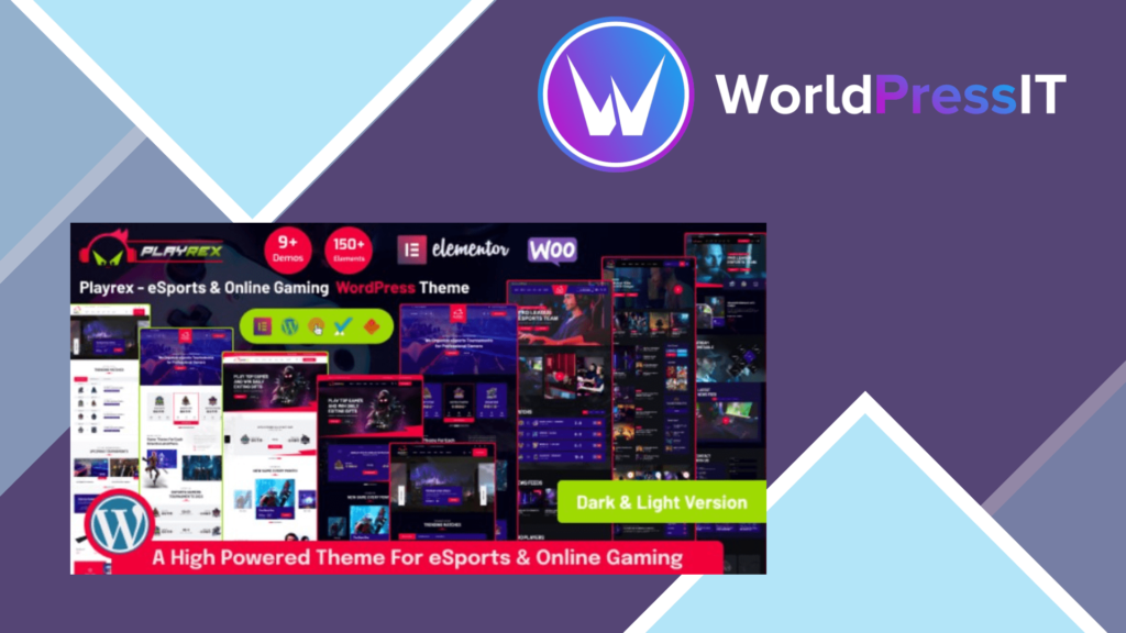 Playrex - eSports and Gaming WordPress Theme