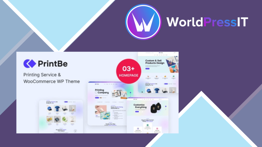 PrintBe - Printing Service and WooCommerce WP Theme