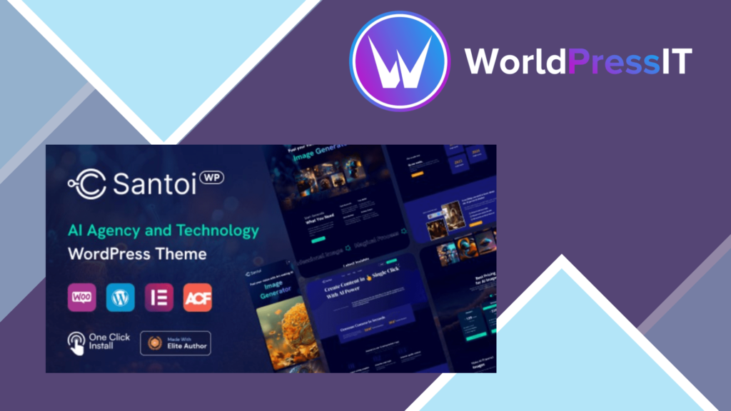 Santoi - AI Agency and Technology WordPress Theme