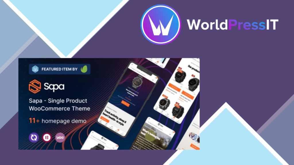 Sapa - Product Landing Page WooCommerce Theme