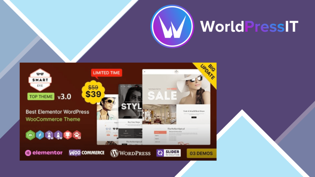 Smart Eye - Glasses and Fashion Elementor WooCommerce Theme