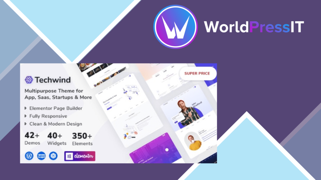 Techwind - Multipurpose Landing Page WordPress Theme