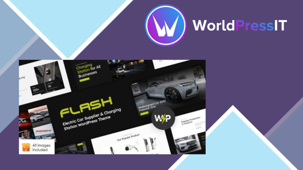 The Flash - Electric Car Supplier and Charging Station WordPress Theme