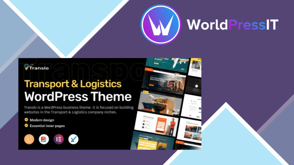 Translo - Logistics and Transportation WordPress Theme