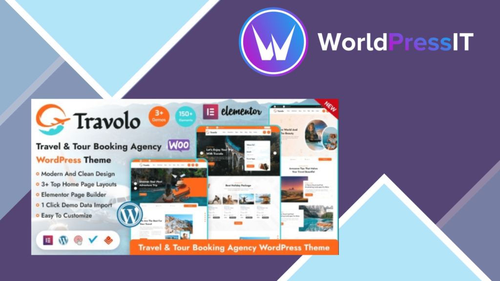 Travolo - Travel Agency and Tour Booking WordPress Theme