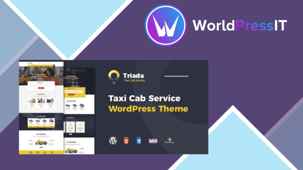 Triada - Taxi Cab Service Company WordPress Theme