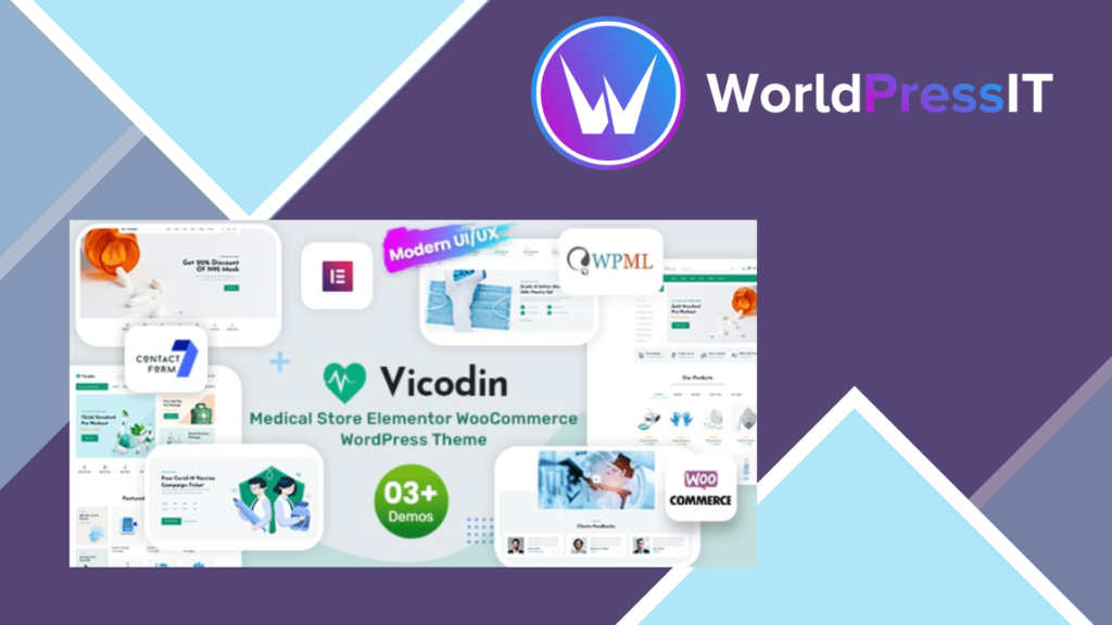 Vicodin - Medical Store WordPress Theme