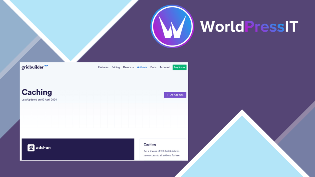 WP Grid Builder – Caching