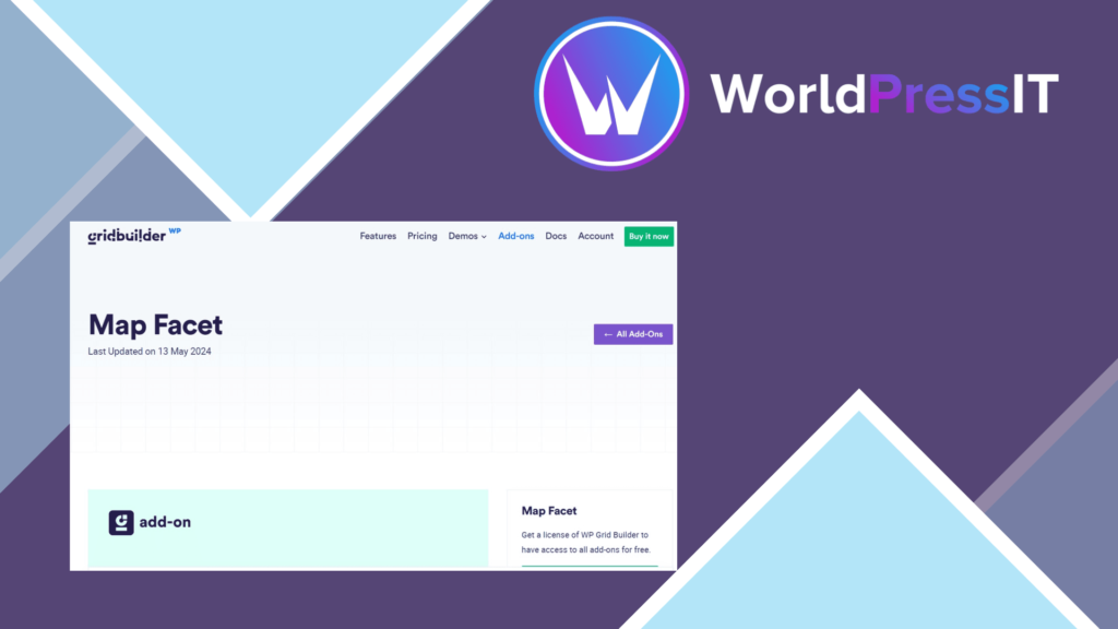 WP Grid Builder – Map Facet