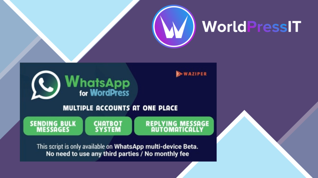 Waziper - Whatsapp Marketing Tool for WordPress