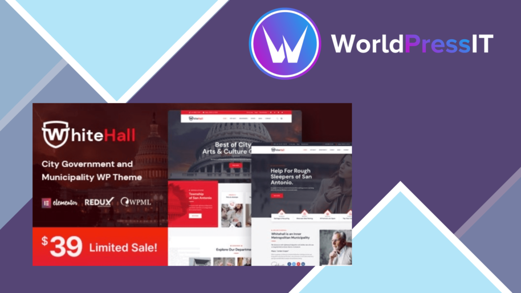 White Hall - Municipal and Government WordPress Theme