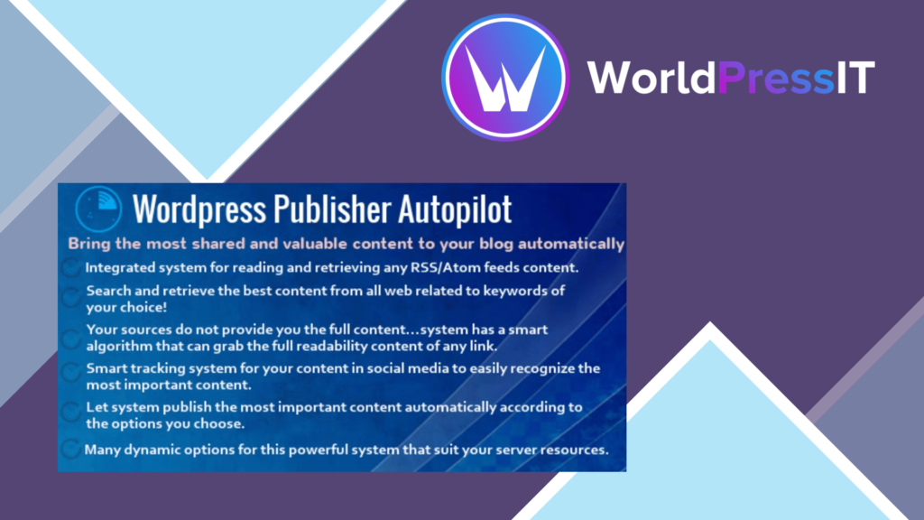 Wordpress Publisher Autopilot