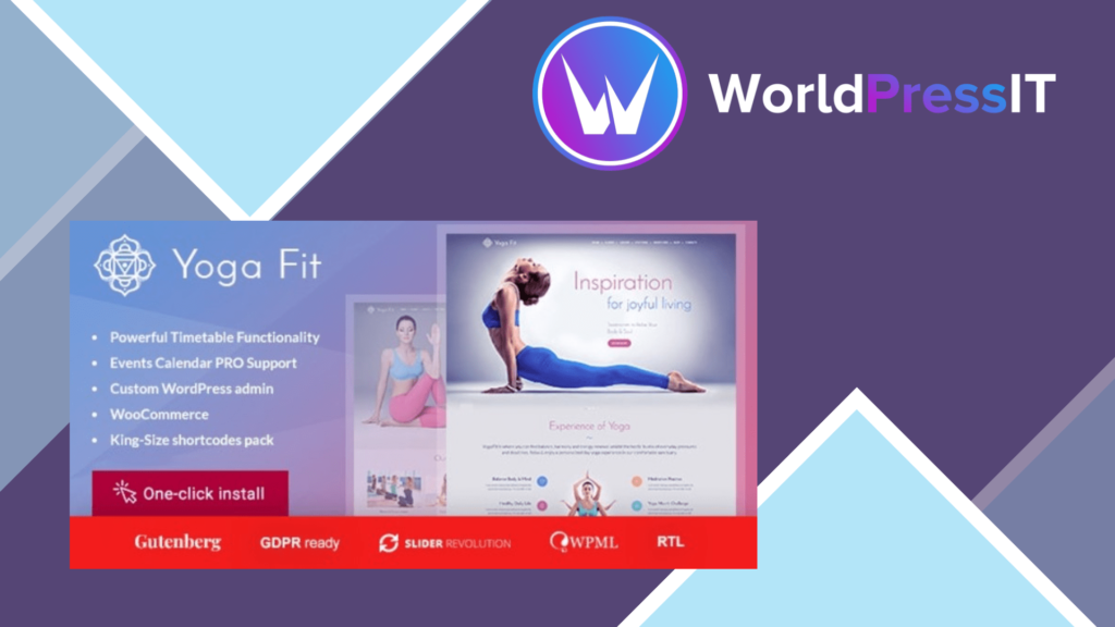 Yoga Fit - Sports, Fitness and Gym WordPress Theme