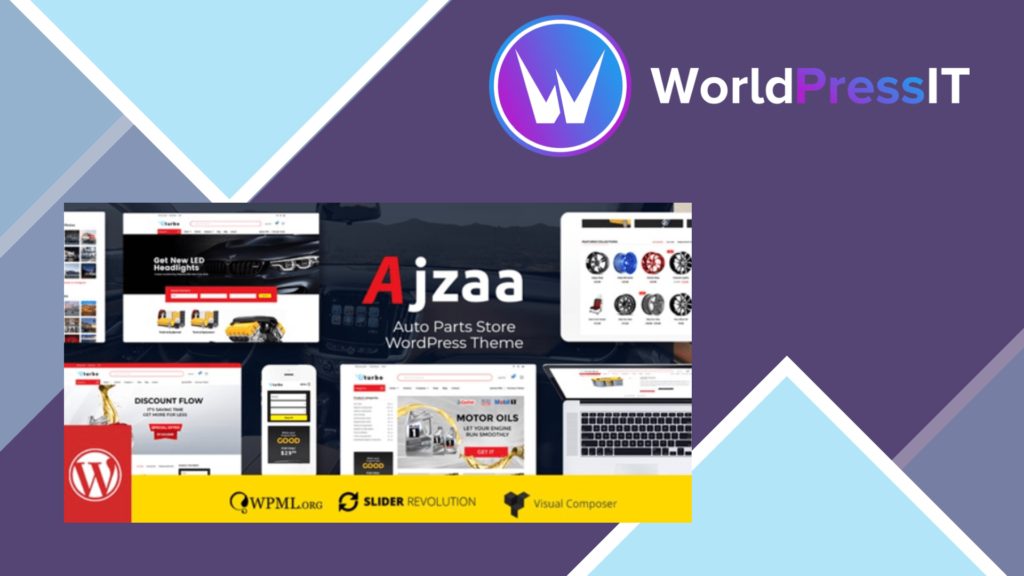 Ajzaa - Auto Parts Store WordPress Theme