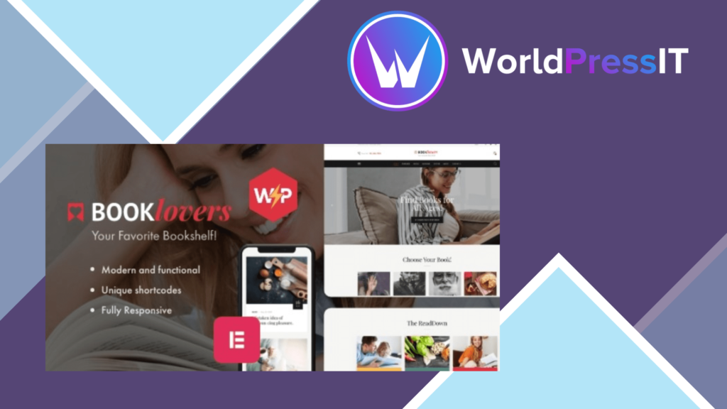 Booklovers - Publishing House and Book Store WordPress Theme