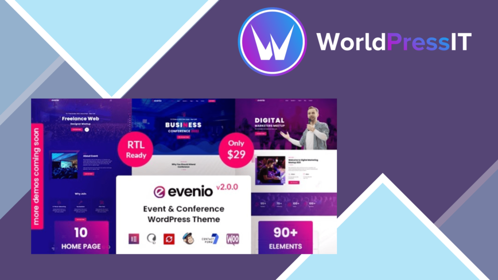 Evenio - Event Conference WordPress Theme