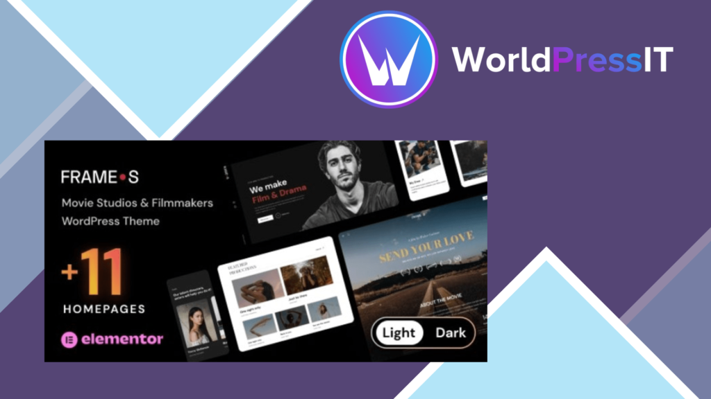 Frames - Movie Studios and Filmmakers WordPress Theme