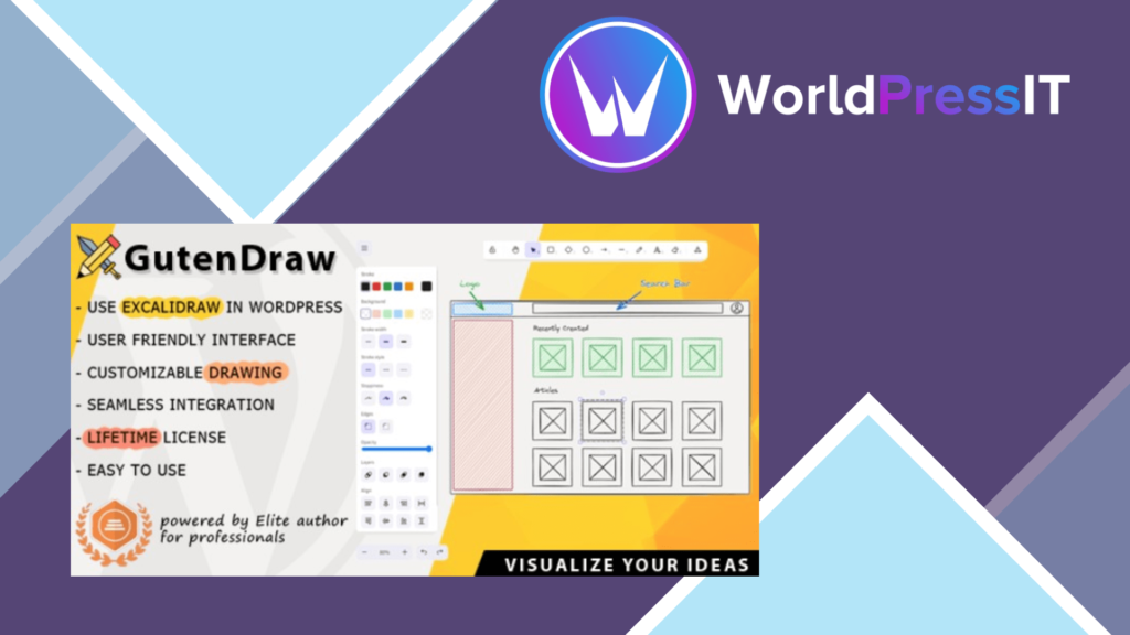 GutenDraw - Visualize Ideas with Excalidraw in WordPress