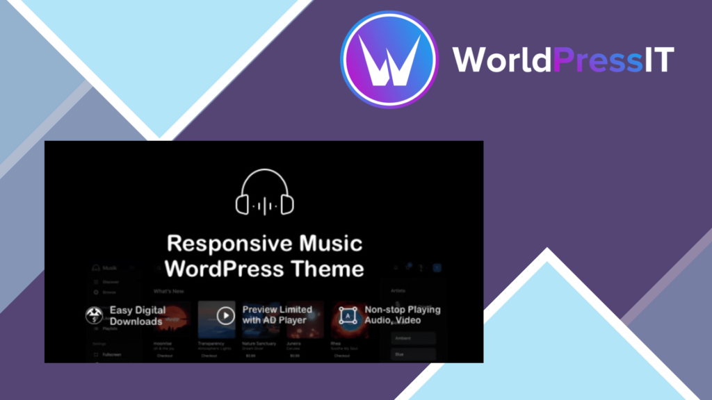 Musik - Responsive Music WordPress Theme