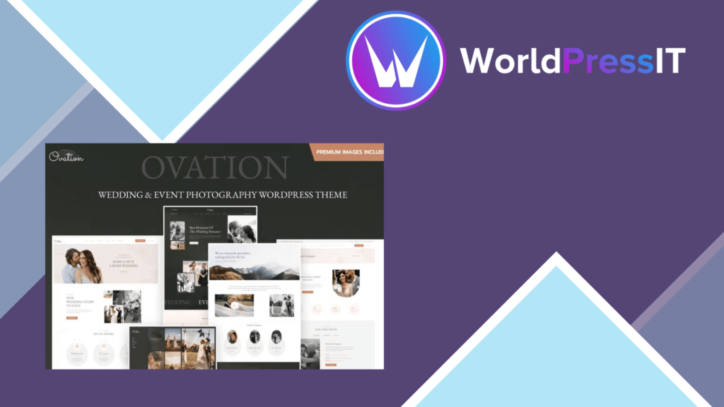 Ovation - Wedding and Event Photography WordPress Theme