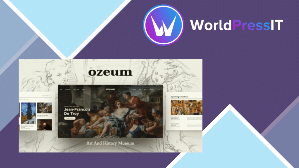 Ozeum | Modern Art Gallery and Creative Online Museum WordPress Theme