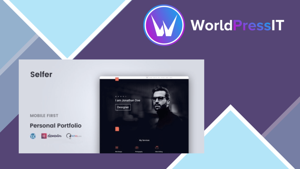 Selfer - Minimal Personal Portfolio WordPress Theme