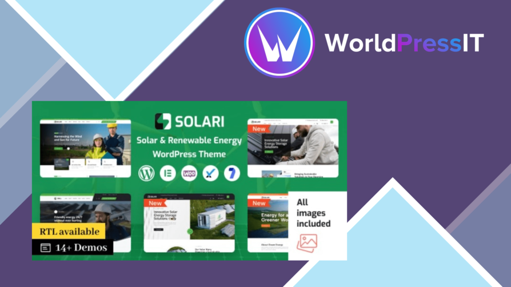 Solari - Ecology and Solar Energy WordPress Theme