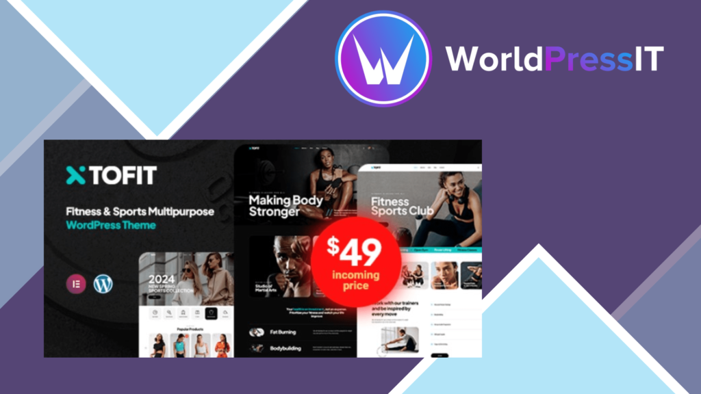 Tofit - Fitness and Gym WordPress Theme