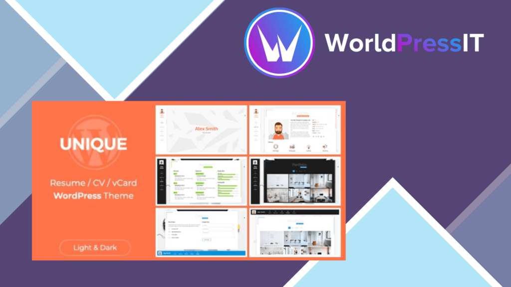 Unique | WordPress Resume Theme
