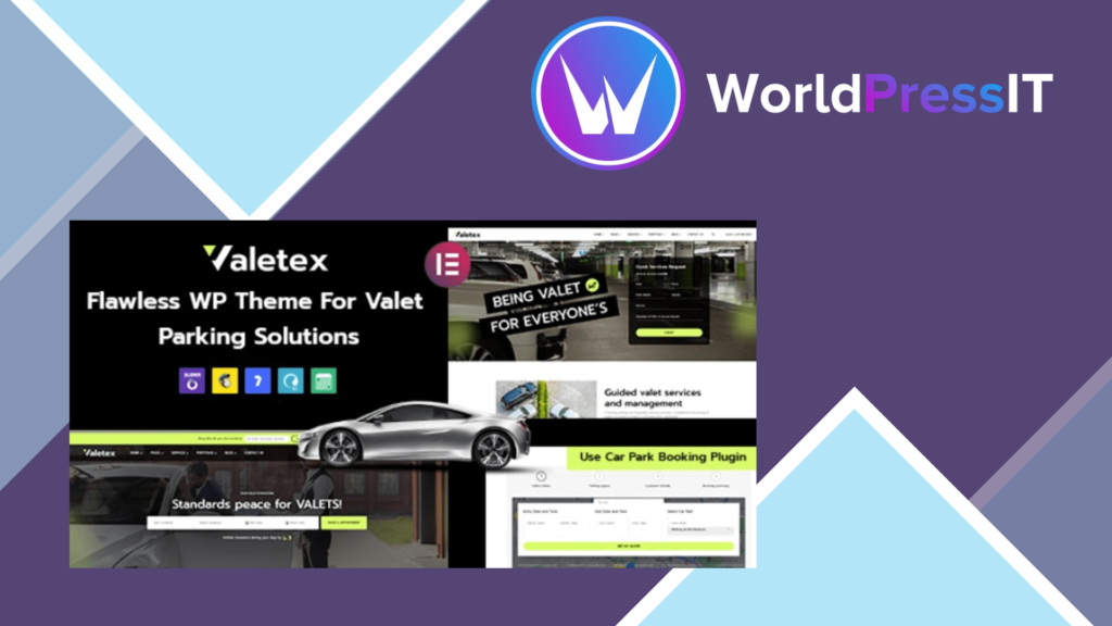 Valetex - Valet and Parking Services WordPress Theme