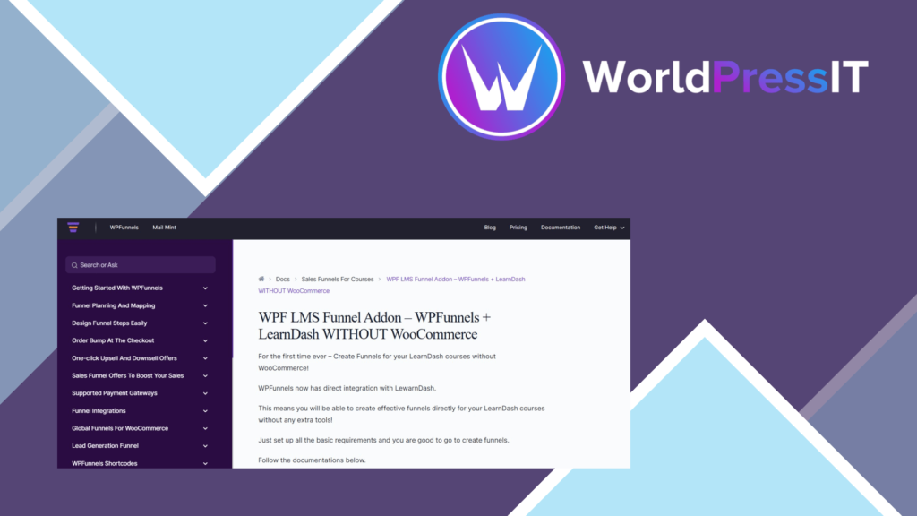 WPFunnels Pro – LMS Funnel