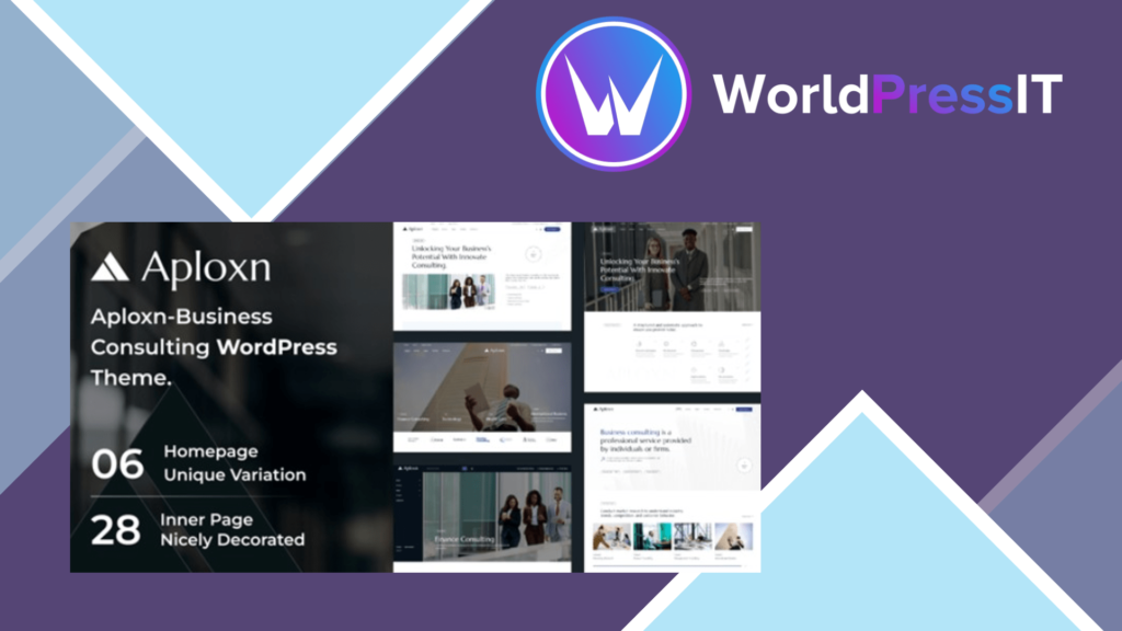 Aploxn - Business Consulting WordPress Theme