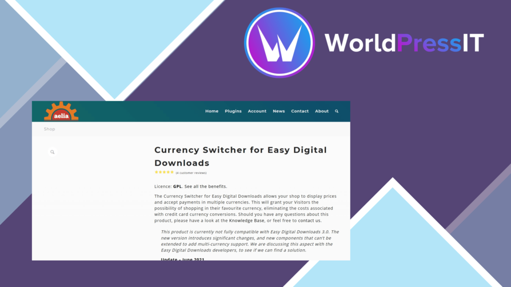 Currency Switcher for Easy Digital Downloads