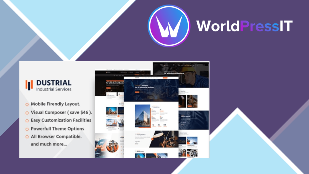 Dustrial - Factory and Industrial WordPress Theme