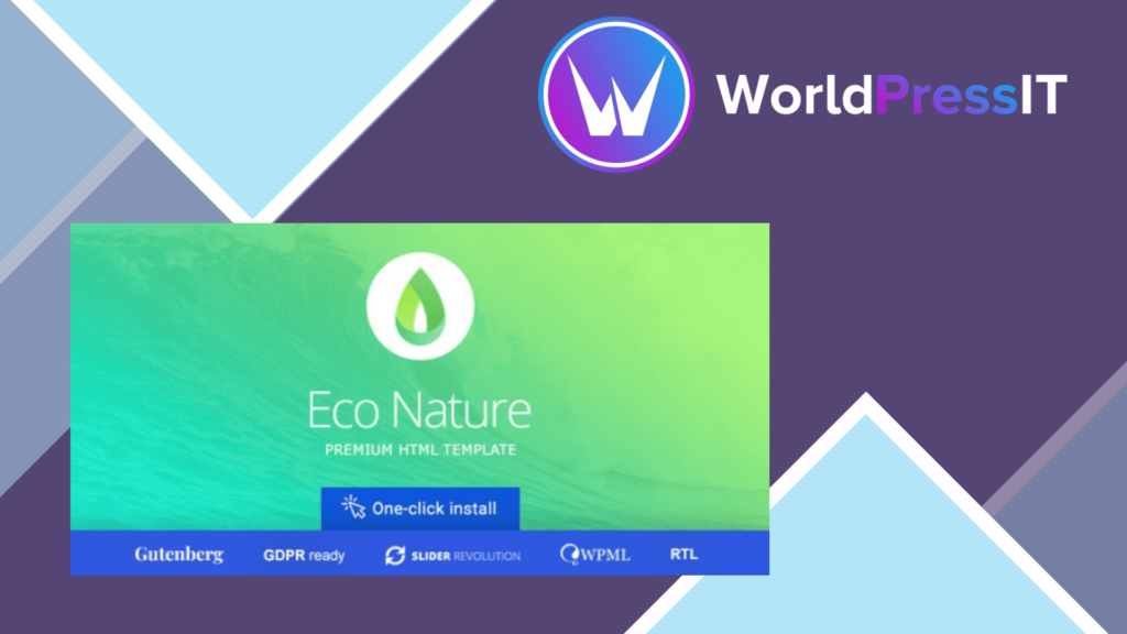 Eco Nature - Environment and Ecology WordPress Theme