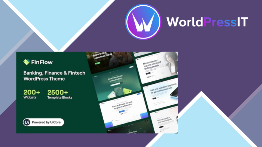 FinFlow - Banking, Finance and Fintech WordPress Theme